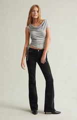 Pacsun Jade Low Rise Bootcut Jeans Stretch Rhinestone Star Black