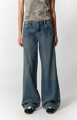 Pacsun Casey Low Rise Baggy Jeans Dark Indigo Tint