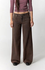 Pacsun Casey Low Rise Baggy Jeans Brown