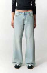 Pacsun Casey Low Rise Baggy Jeans Lighter Blue