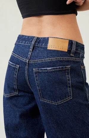 Pacsun Casey Low Rise Baggy Jeans Dark Indigo