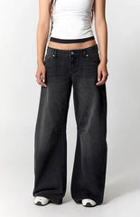 Pacsun Ronnie Ultimate Low Rise Barrel Jeans Black