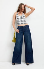 Pacsun Sloane Low Rise Ultra Baggy Jeans Dark Blue