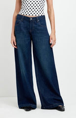 Pacsun Sloane Low Rise Ultra Baggy Jeans Dark Blue