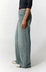 Pacsun Casey Low Rise Baggy Jeans Medium Wash Blue