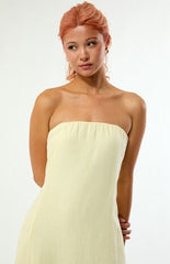 WEWOREWHAT A-Line Strapless Maxi Dress