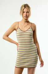 Billabong Striped Summer Sun Mini Dress