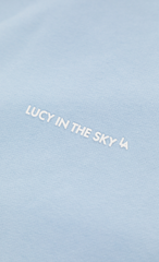 Lucy Oversized Crewneck in Blue