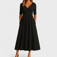 Isabella Wrap Midi Dress
