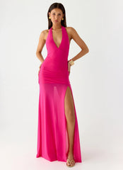 Island Muse Maxi Dress Fuchsia