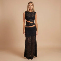 Alessandra Lace Maxi Set