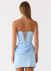 Cosmala Mini Dress Light Blue