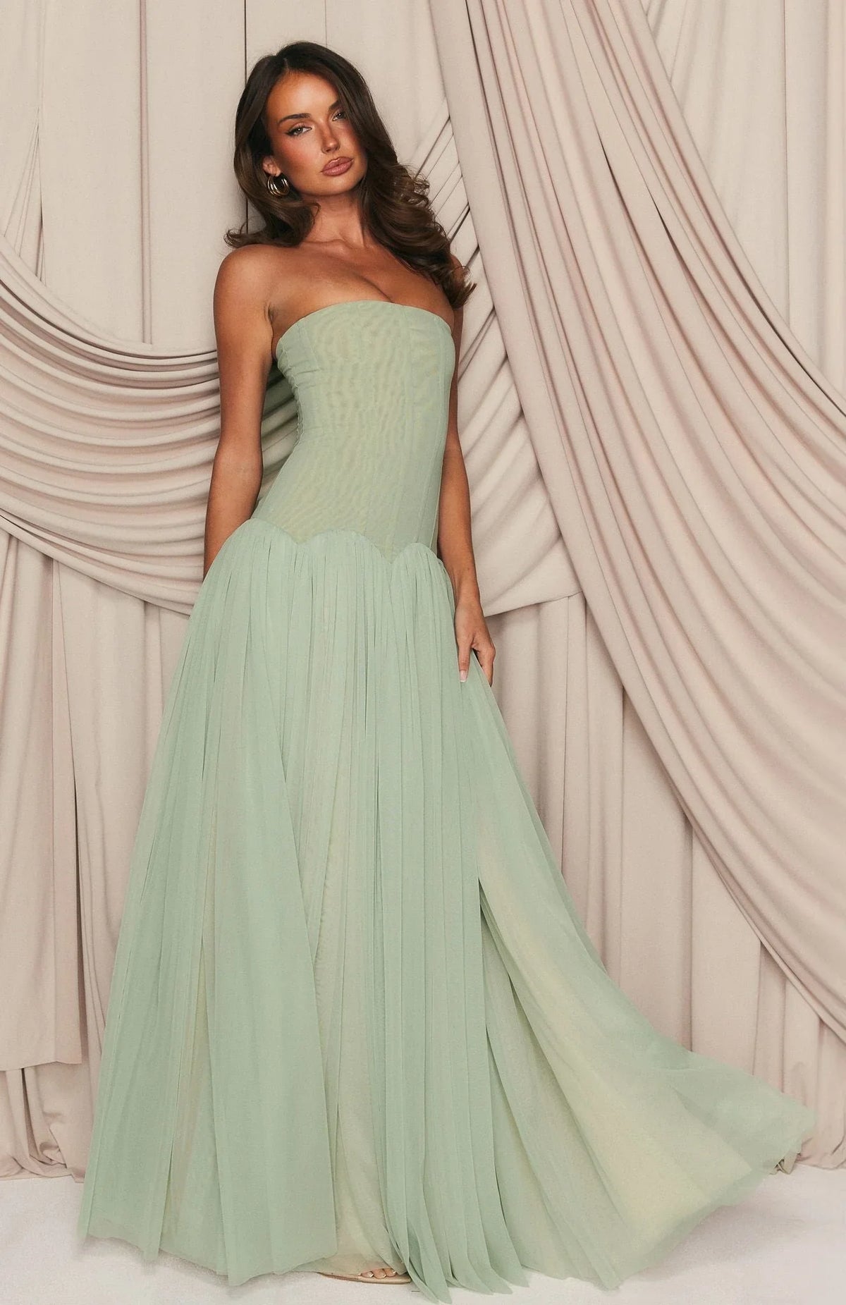 Mint Aura Maxi Dress