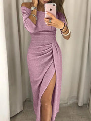 Sienna Ruched Midi Dress