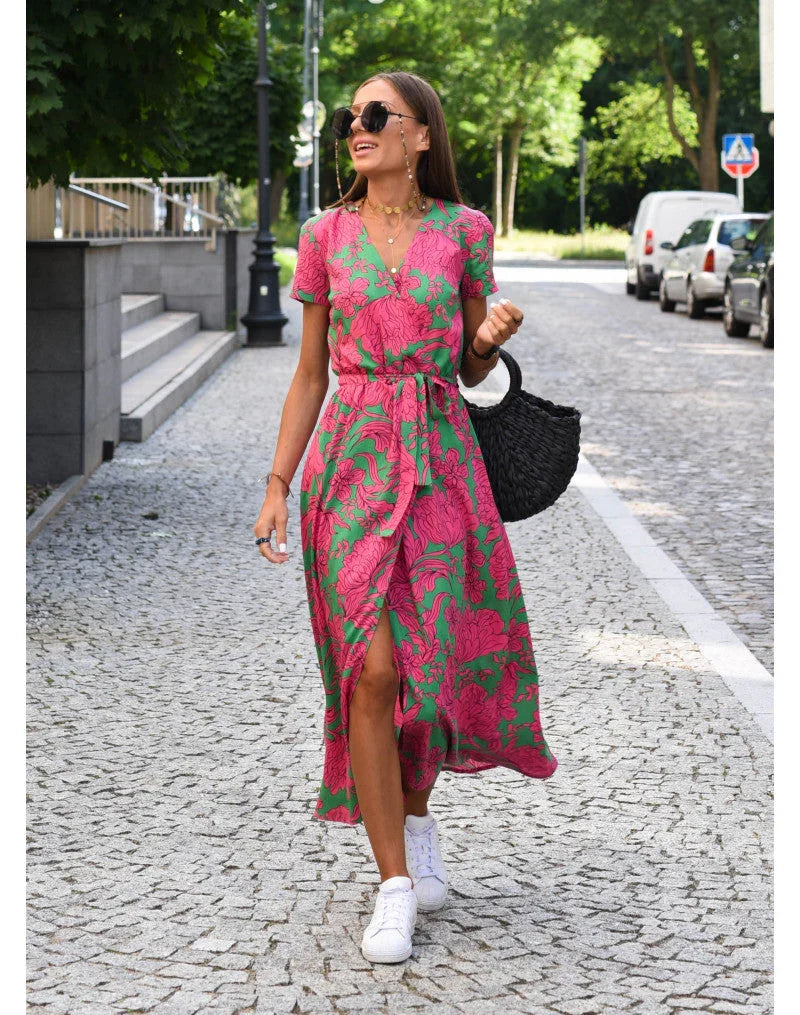Sonata Wrap Midi Dress