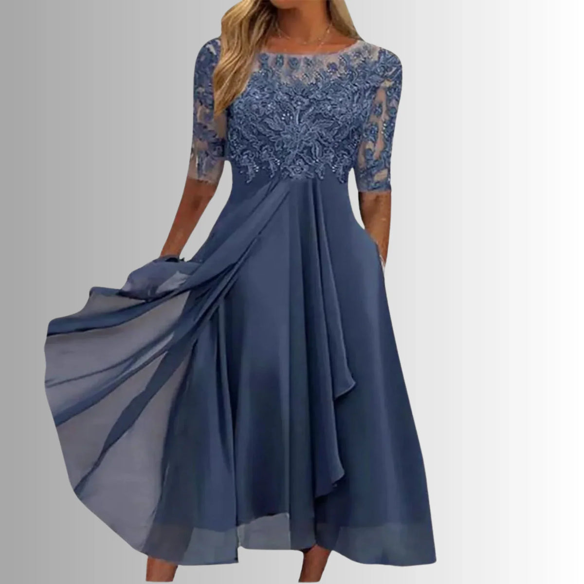 Arabella Lace Midi Dress